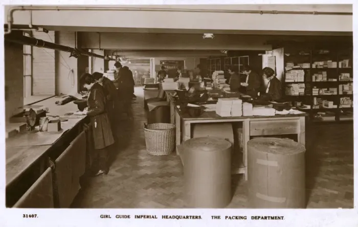 Framed Print : WWII - Packing Department - Girl Guide Imperial HQ Framed Print : WWII - Packing Department - Girl Guide Imperial HQ