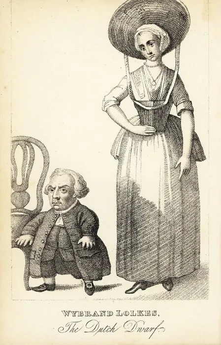Framed Print : Wybrand Lolkes, the Dutch Dwarf and his wife Framed Print : Wybrand Lolkes, the Dutch Dwarf and his wife