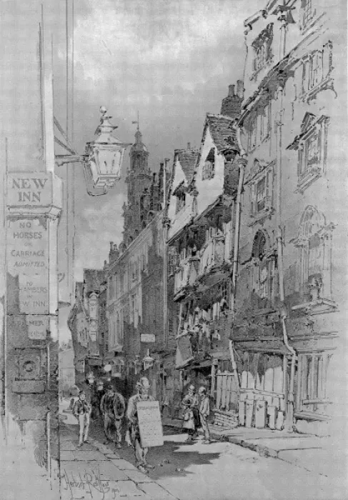 Framed Print : Wych Street, London, 1901 Framed Print : Wych Street, London, 1901