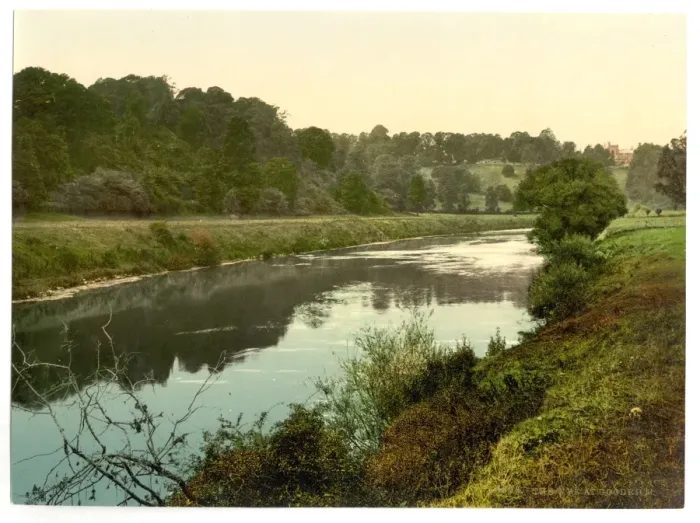 Framed Print : The Wye, Goodrich, England Framed Print : The Wye, Goodrich, England