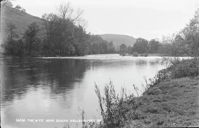 Framed Print : The Wye River Near Builth Wells Framed Print : The Wye River Near Builth Wells