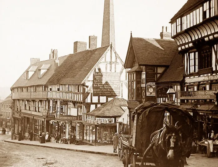 Framed Print : Wyle Cop, Shrewsbury Framed Print : Wyle Cop, Shrewsbury