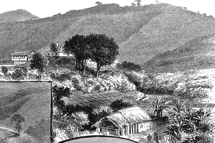 Framed Print : The Wynaad Goldfield, Southern India. Views of the Richmond Framed Print : The Wynaad Goldfield, Southern India. Views of the Richmond