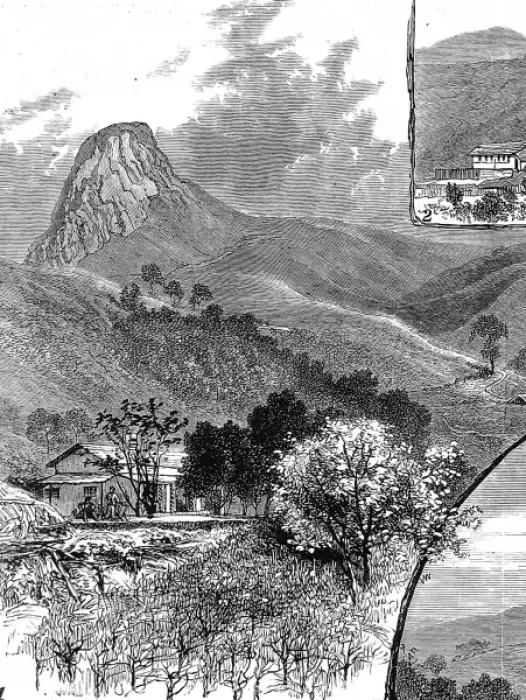 Framed Print : The Wynaad Goldfields, Southern India. View of the Needle Ar Framed Print : The Wynaad Goldfields, Southern India. View of the Needle Ar