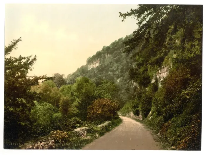 Framed Print : Wyndcliff from Tintern Road, Chepstow, England Framed Print : Wyndcliff from Tintern Road, Chepstow, England