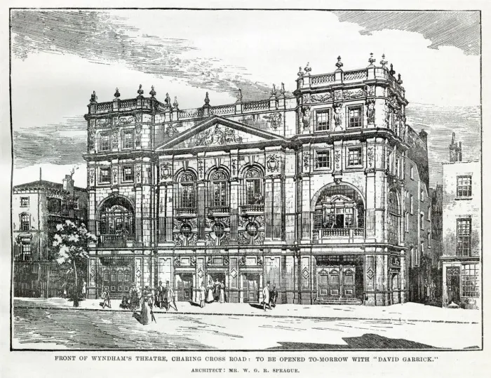 Framed Print : Wyndhams Theatre, Charing Cross Road Framed Print : Wyndhams Theatre, Charing Cross Road