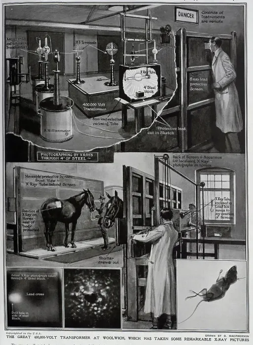 Framed Print : X-ray Machine and photos Framed Print : X-ray Machine and photos