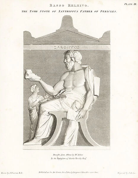 Xanthippus, father of Pericles, from a bas