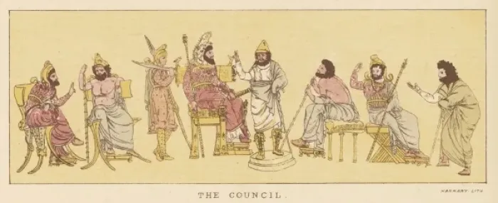 Framed Print : Xerxes War Council Framed Print : Xerxes War Council