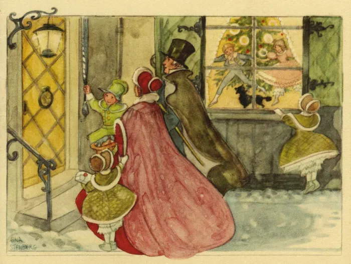 Framed Print : Xmas. Arriving at the party Framed Print : Xmas. Arriving at the party