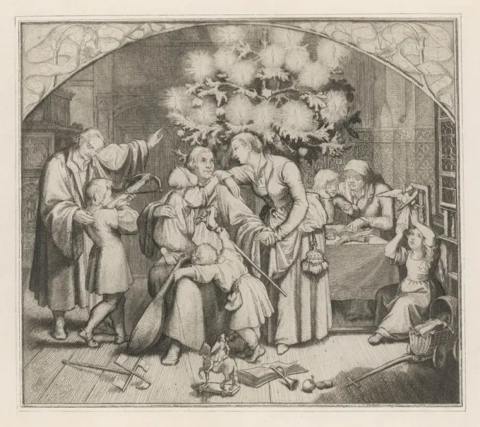 Framed Print : XMAS AT THE LUTHERS Framed Print : XMAS AT THE LUTHERS