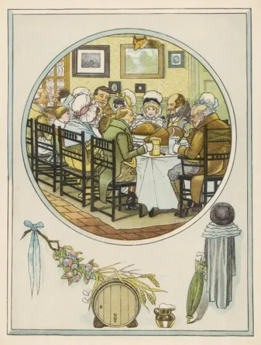Framed Print : Xmas Meal (Horkey 1) Framed Print : Xmas Meal (Horkey 1)