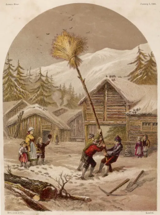 Framed Print : Xmas in Norway Framed Print : Xmas in Norway