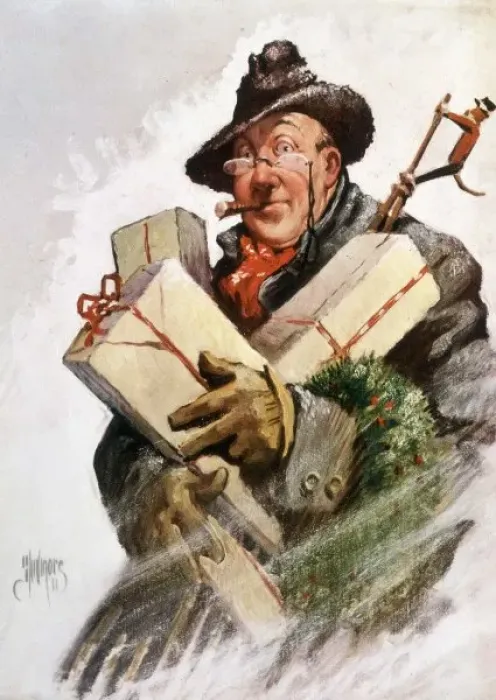 Framed Print : Xmas Shopping Framed Print : Xmas Shopping