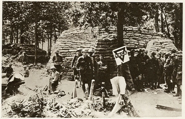 Y. M. C. A canteen in WWI