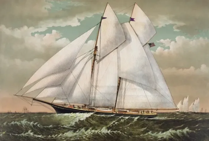 Framed Print : Yacht Norseman of New York Framed Print : Yacht Norseman of New York