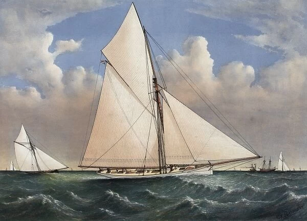 Yacht Puritan of Boston
