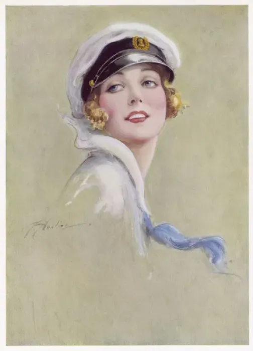 Framed Print : Yachting Woman 1931 Framed Print : Yachting Woman 1931