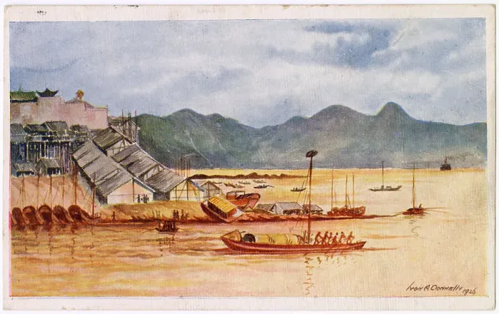 Framed Print : Yangtze River at Kiang Pei, China Date: 1926 Framed Print : Yangtze River at Kiang Pei, China Date: 1926