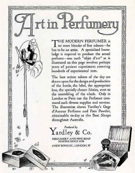 Yardley & Co Advertisement