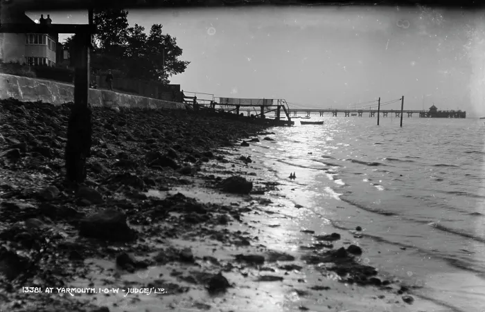 Framed Print : Yarmouth Shoreline Framed Print : Yarmouth Shoreline