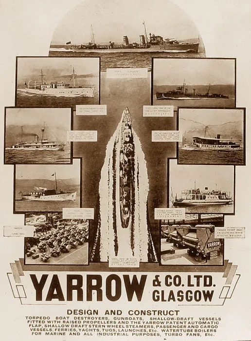 Framed Print : Yarrow & Co. Ltd poster early 1900s Framed Print : Yarrow & Co. Ltd poster early 1900s
