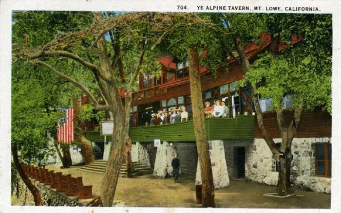 Framed Print : Ye Alpine Tavern, Mount Lowe, California Framed Print : Ye Alpine Tavern, Mount Lowe, California