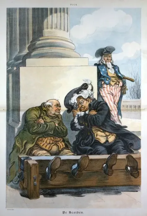 Framed Print : Ye scoldes Framed Print : Ye scoldes