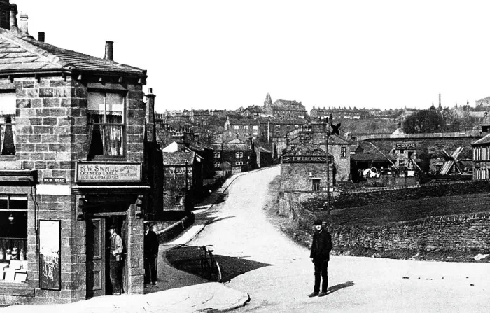 Framed Print : Yeadon Henshaw Lane early 1900s Framed Print : Yeadon Henshaw Lane early 1900s