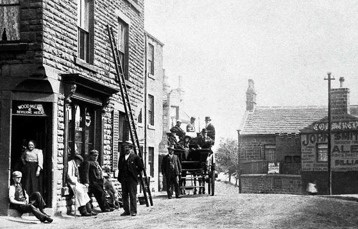 Framed Print : Yeadon Temple Bar early 1900s Framed Print : Yeadon Temple Bar early 1900s