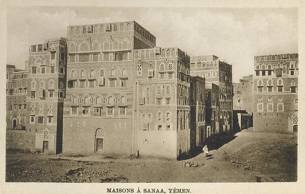 Yemen - Sanaa - Multi-storey decorated Houses