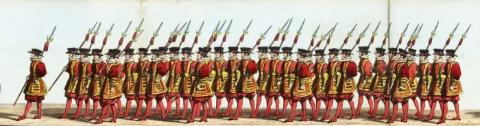 Framed Print : Yeoman of the Guard parading at Queen Victoria s Framed Print : Yeoman of the Guard parading at Queen Victoria s