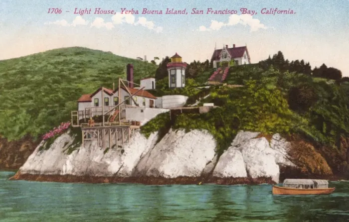 Framed Print : Yerba Buena Island, San Francisco Bay - Lighthouse Framed Print : Yerba Buena Island, San Francisco Bay - Lighthouse