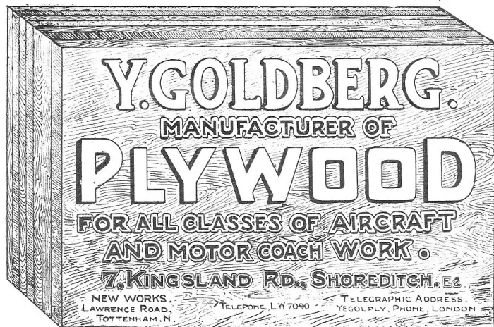 Framed Print : Y.Goldberg. Manufacturer Of Plywood For Aircraft Framed Print : Y.Goldberg. Manufacturer Of Plywood For Aircraft