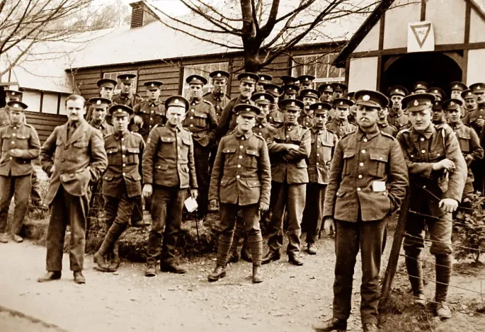 Framed Print : YMCA Alec's Hut, Aldershot during WW1 Framed Print : YMCA Alec's Hut, Aldershot during WW1
