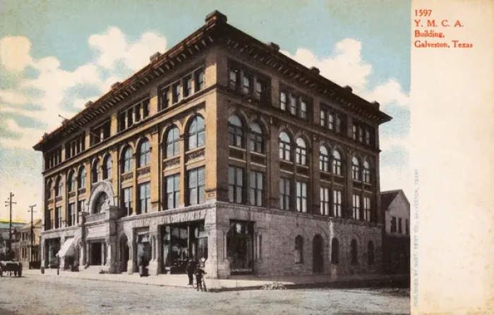Framed Print : YMCA Building, Galveston, Texas, USA Framed Print : YMCA Building, Galveston, Texas, USA