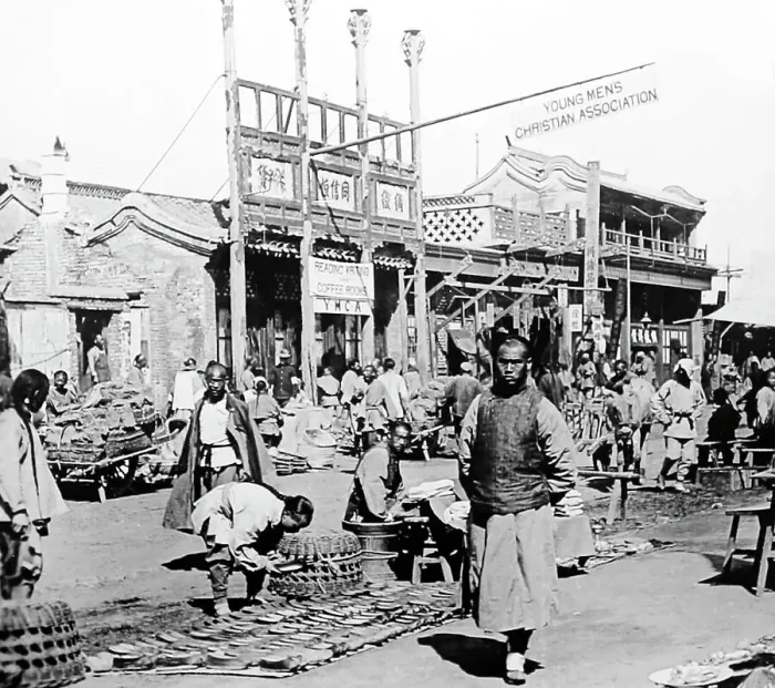 Framed Print : A YMCA in China, early 1900s Framed Print : A YMCA in China, early 1900s