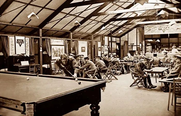 Framed Print : YMCA Euston Hut in London during WW1 Framed Print : YMCA Euston Hut in London during WW1