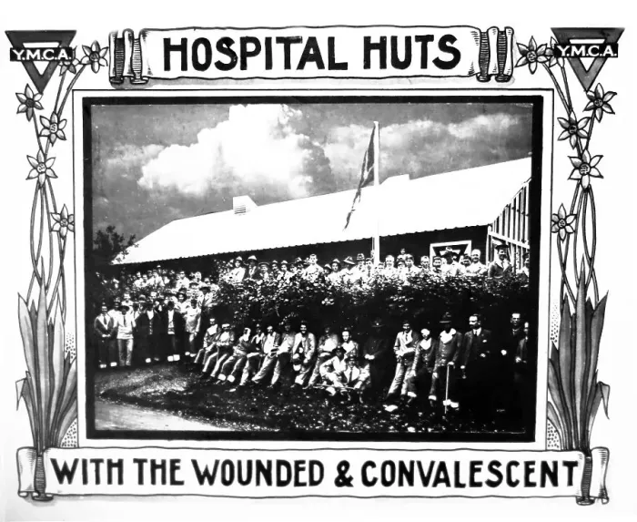 Framed Print : YMCA Hospital hut during WW1 Framed Print : YMCA Hospital hut during WW1