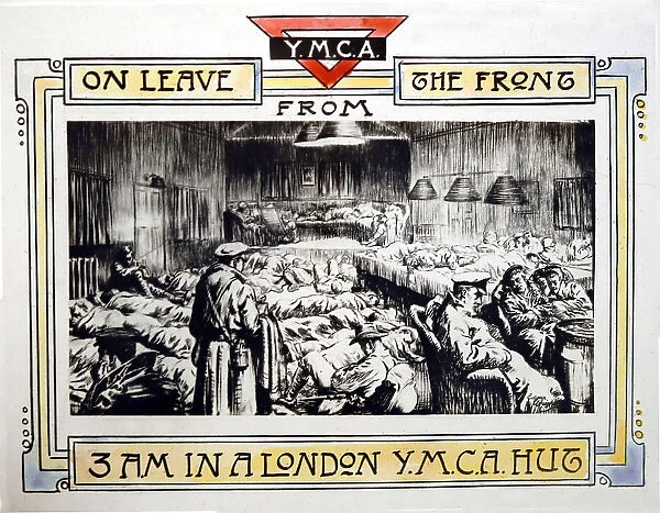 YMCA Hut in London during WW1