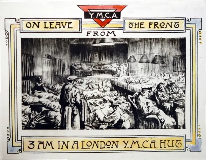 Framed Print : YMCA Hut in London during WW1 Framed Print : YMCA Hut in London during WW1
