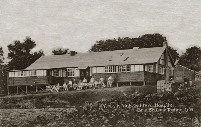 Framed Print : YMCA Hut, Tooting Military Hospital, Surrey Framed Print : YMCA Hut, Tooting Military Hospital, Surrey