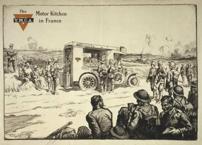 Framed Print : The YMCA motor kitchen in France Framed Print : The YMCA motor kitchen in France