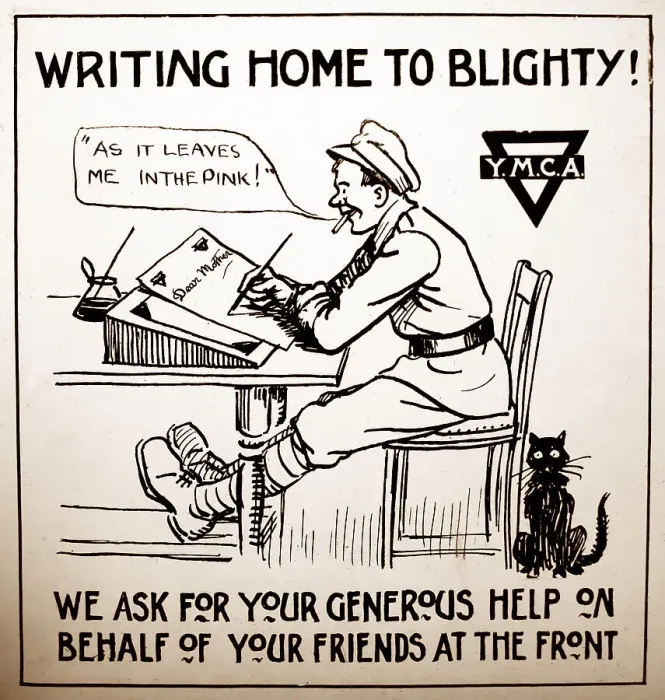 Framed Print : YMCA poster during WW1 Framed Print : YMCA poster during WW1