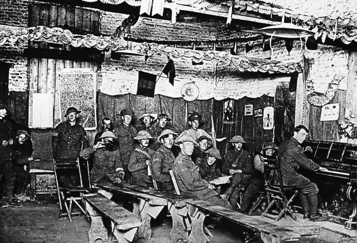 Framed Print : YMCA Ypres dug out hut during WW1 Framed Print : YMCA Ypres dug out hut during WW1