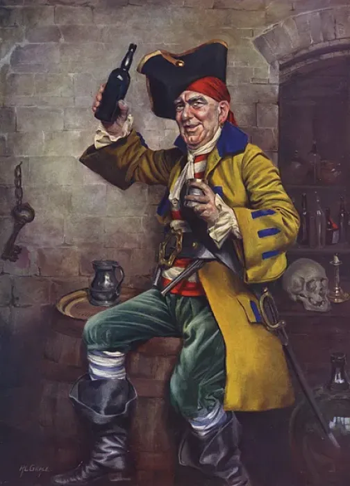 Framed Print : Yo, Ho, Ho & a Bottle of Rum - pirate by A. L. Grace Framed Print : Yo, Ho, Ho & a Bottle of Rum - pirate by A. L. Grace