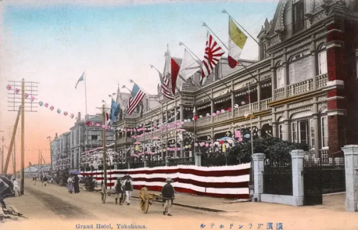 Framed Print : Yokohama, Japan - The Grand Hotel Framed Print : Yokohama, Japan - The Grand Hotel