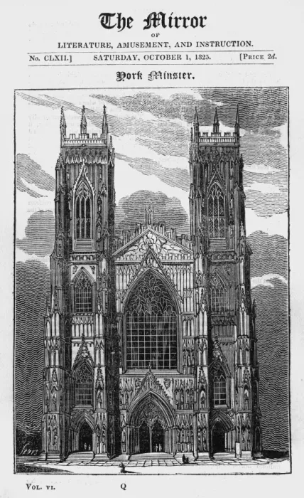 Framed Print : York Minster, 1825 Framed Print : York Minster, 1825