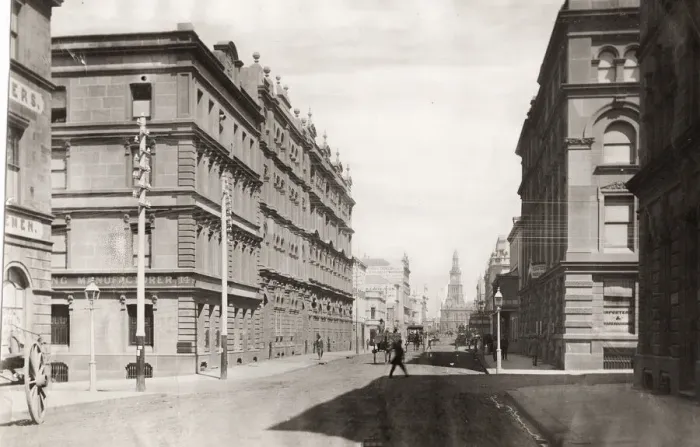 Framed Print : York Street, Sydney, Australia, 1880 s Framed Print : York Street, Sydney, Australia, 1880 s