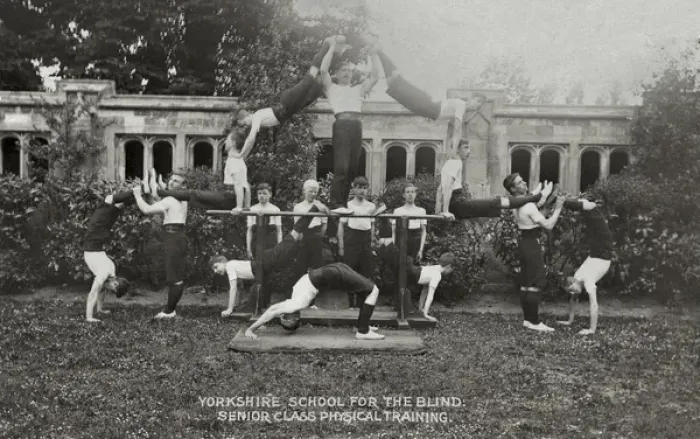 Framed Print : Yorkshire School for the Blind, York - Gymnastics Framed Print : Yorkshire School for the Blind, York - Gymnastics